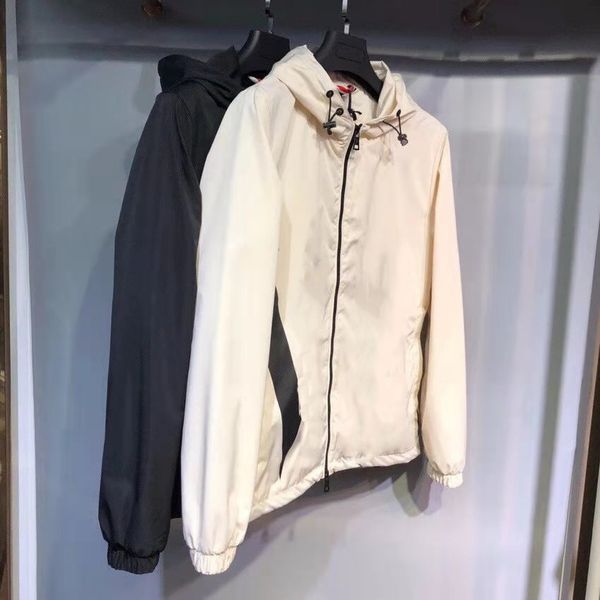 

designer maya mens jackets clothing france brand bomber windshield jacket men s outerwear fashion hombre casual street coats, Black;brown