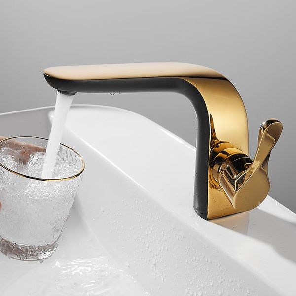

bathroom sink faucets chrome black/white/gold basin faucet mixer tap brass square vessel single handle deck mounted &cold water
