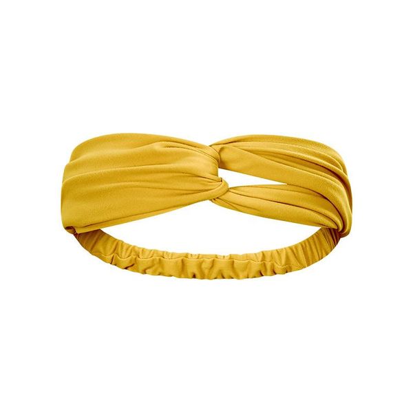 

sweatband yoga headband elastic breathable sweat absorption ultralight portable fashion outdoor running, Yellow;black