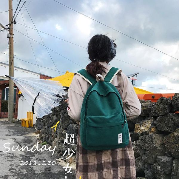 

female backpack student bag school casual bags