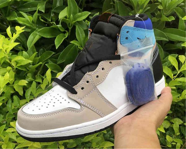 

2021 high og pro jumpman 1 basketball shoe mens womens multicolor splicing fashion outdoor sneakers dc6515 100