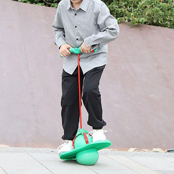 

bouncing ball jumper with handle fitness toy stick for kids body training 37.5x30x29 cm hopper balls