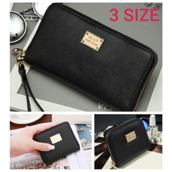 

wallets lady women purse clutch wallet short small bag card holder, Red;black