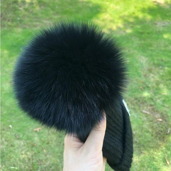 

beanies 2022 2021 wool winter hat, women's real plush ball fashion accessory