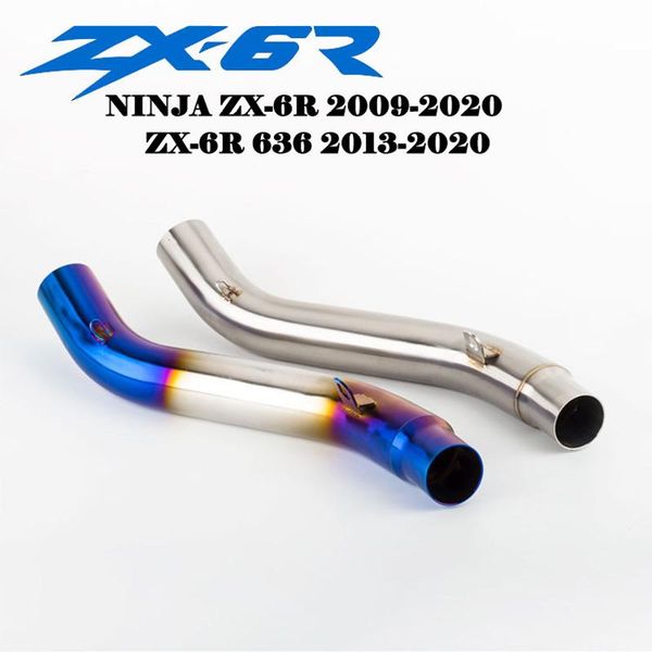 

motorcycle exhaust system middle stage of modification ninja zx-6r 2009-2021 / 636 2013-2021