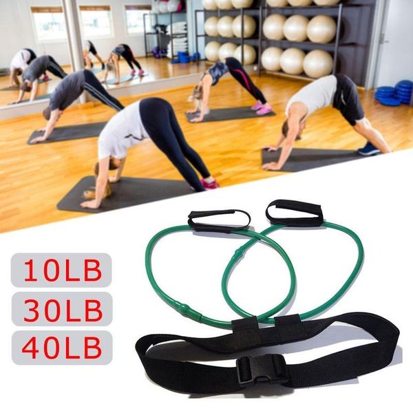 

leg training rope natural latex elastic adjustable fitness yoga resistance band bands