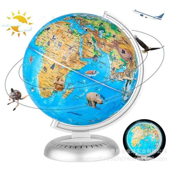 

english 20cm globe student's cartoon led table lamp decoration