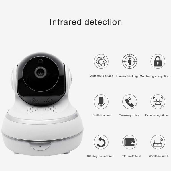 

cameras 1080p wifi wireless ip camera security smart home surveillance indoor pan/tilt with cloud service hdipc360