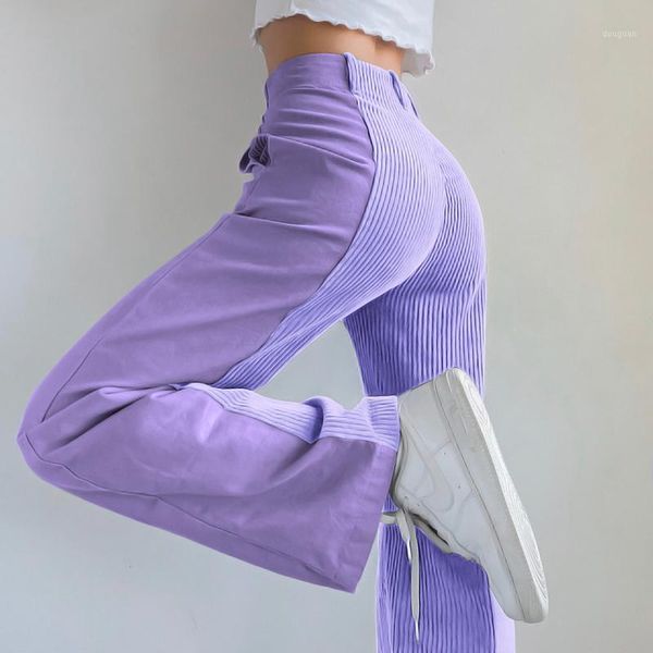 

sweet y2k patched corduroy pants women fashion female 2021 harajuku long high waisted straight trousers vintage sweatants winter women', Black;white