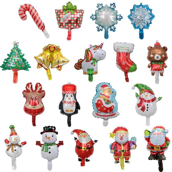 

party decoration christmas aluminum film balloons xmas tree elk elder balloon inflatable toy wedding birthday holiday