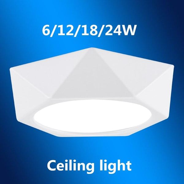 

thin ming mounted downlight led small ceiling lamp diamond spotlights corridor lights aisle entrance 6/12/18/24w panel