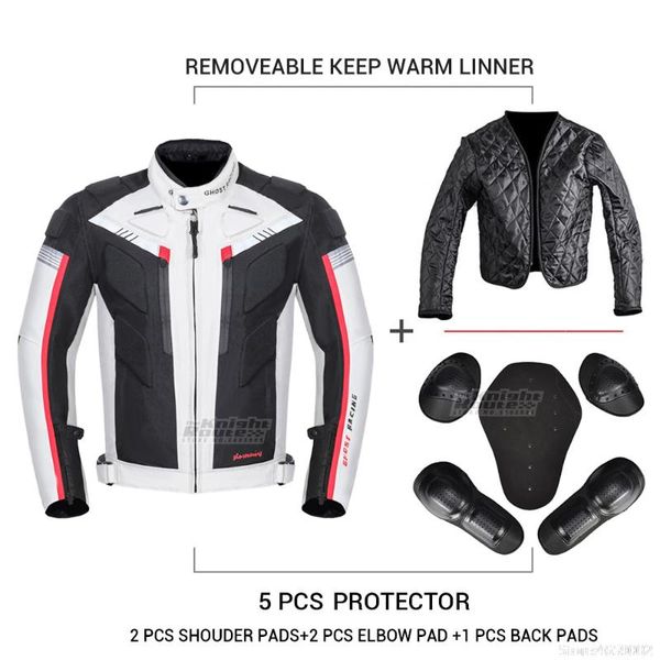 

motorcycle apparel jacket + pants suit summer winter body armor protective gear windproof motocross moto protection equipment