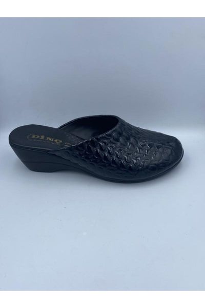 

slippers peep-toe indoor home intra- slipper, Black