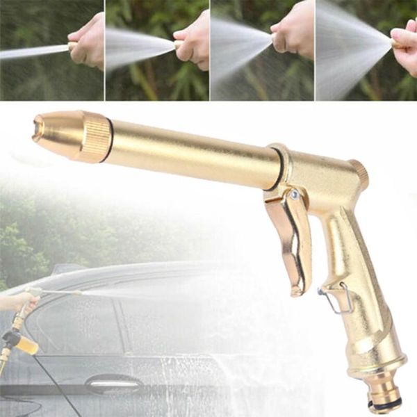

watering equipments 1 pcs garden irrigation spray gun adjustable brass sprinkler hose system car wash lawn water