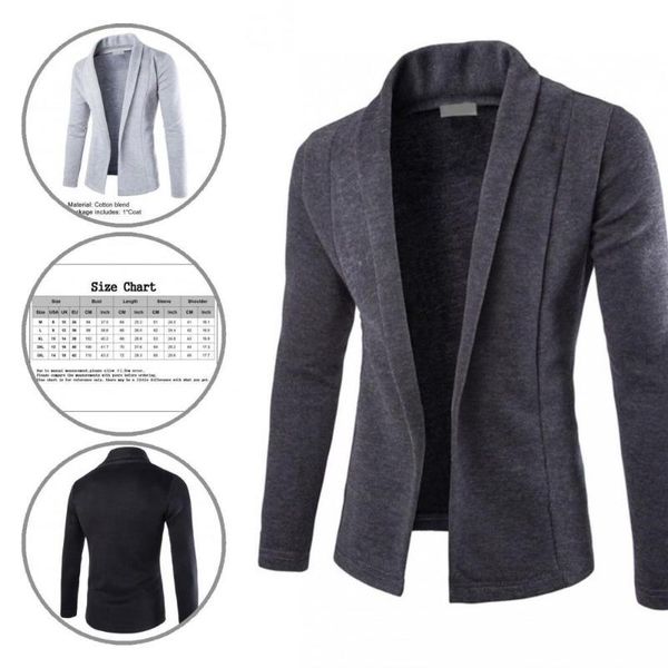 

men's jackets coat fashion casual turn-down collar jacket streetwear men cardigan accessory, Black;brown