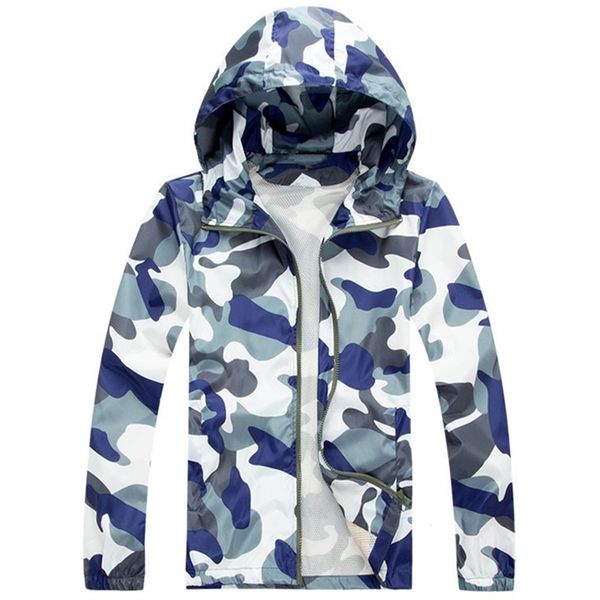 

spring autumn fashion men jacket coats, male causal hooded camouflage jacket, thin windbreaker zipper 210527, Black