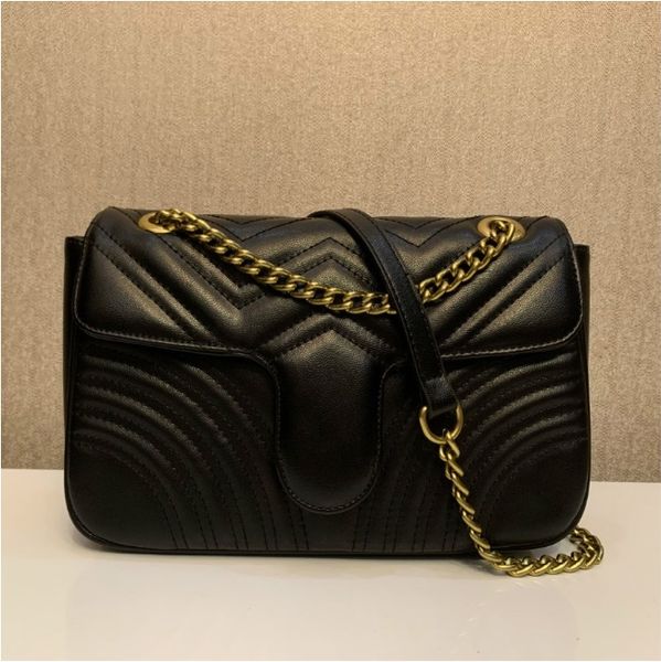 

good quality women designer shoulder crossbody bags leather cross body chain bag pure color womens handbag purse