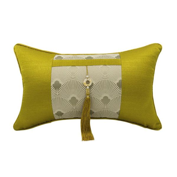 

cushion/decorative pillow modern metal tassel cushion cover decorative living room sofa luxury light gold throw pillows