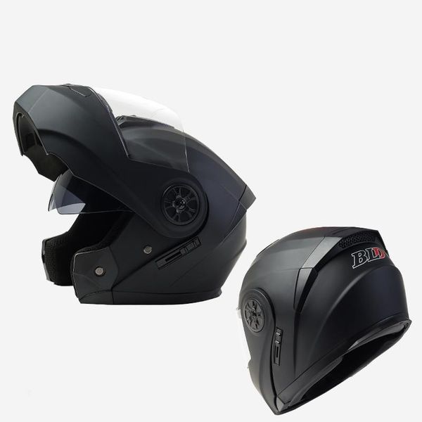 

motorcycle helmets dot certification men women dual lens helmet professional racing flip up abs material modular cascos