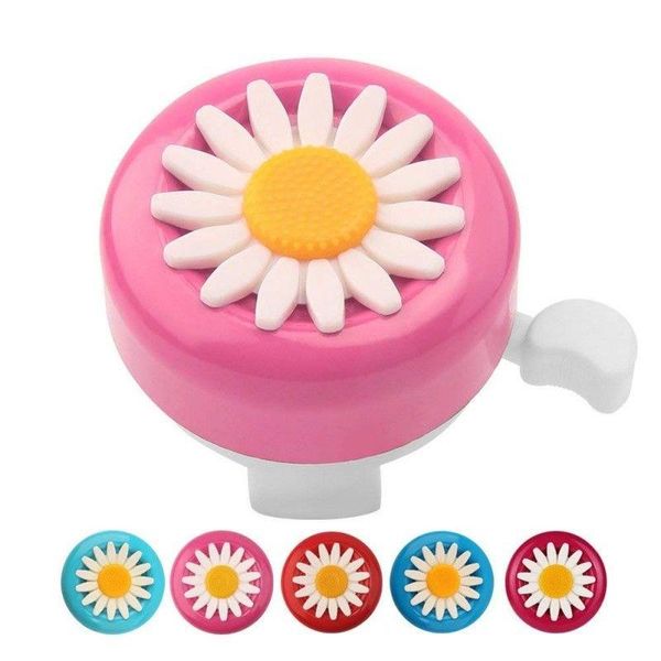 

bike horns 1pcs cute chrysanthemum bell flower loud clear kids child bicycle bb55