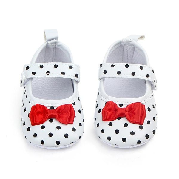 

first walkers baby girl shoes toddler infant anti-slip polka dot pu kids footwear girls