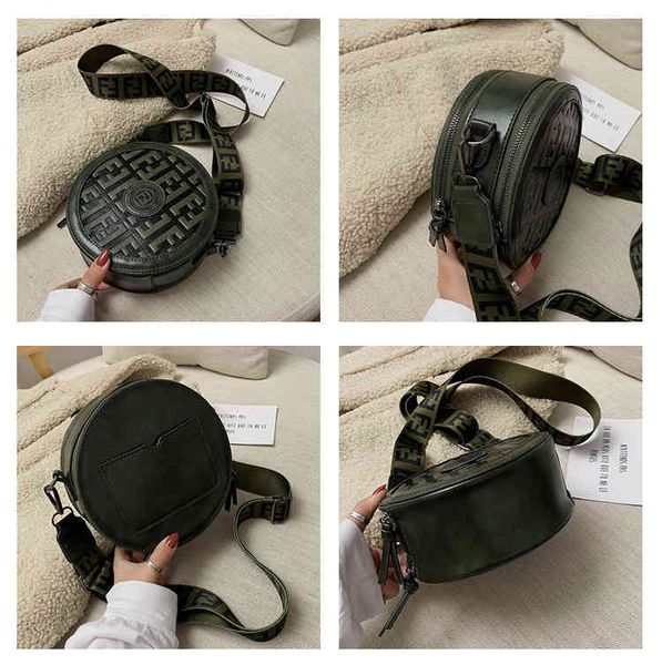 

exclusive women's bag new texture hand sling shoulder messenger small round