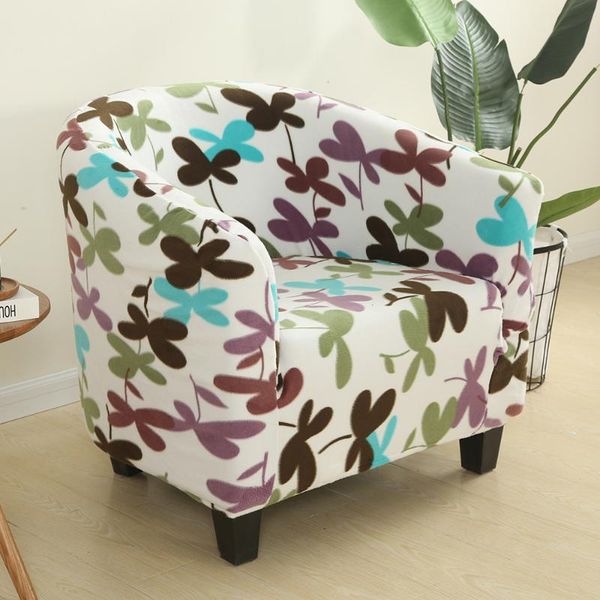 

seat soft elastic stretch sofa cover solid color single couch for furniture armchairs living room home decor chair covers