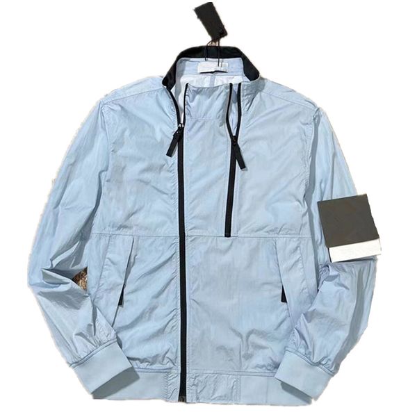 

cptoney spring and summer leisure functional style men's jacket fashion multi pocket windbreaker zipper coat hoodie autumn outdoor top, Black;brown