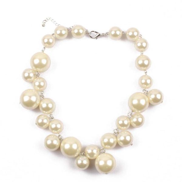 

chokers fashion pearl necklace jewelry on the neck choker gift to girlfriend for women 2021 nightmare before christmas, Golden;silver