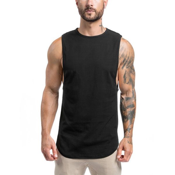 

men' tank golds gyms brand singlet canotte bodybuilding stringer men fitness t shirt muscle guys sleeveless vest tankwholesale, White;black