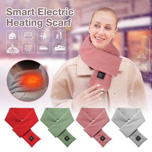 

blankets winter scarf usb heated neck wrap warm soft scarves thanksgiving christmas gifts for heating skiing blanket