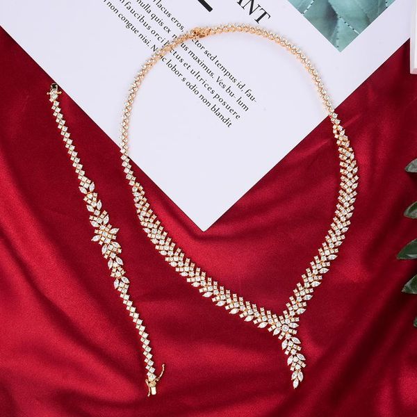 

earrings & necklace 4pcs green cz luxury african jewelry set for women wedding party zircon crystal dubai bridal gift, Silver