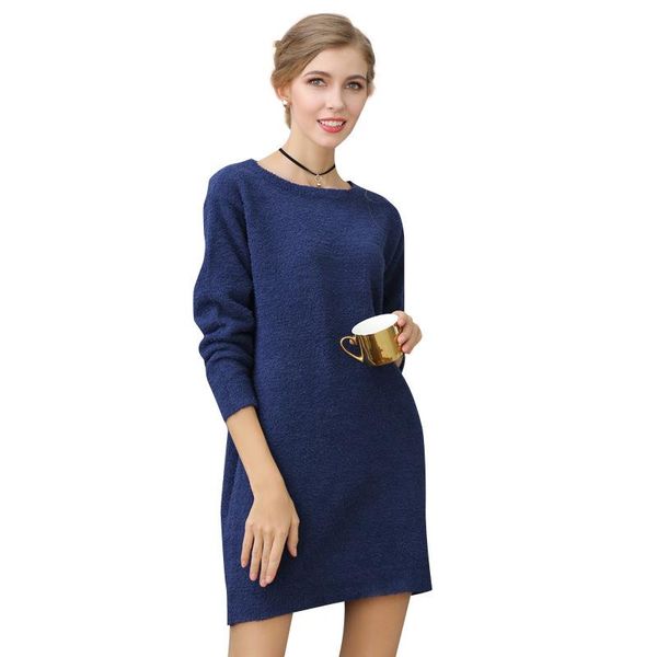 

japanese half velvet pyjamas autumn winter ultra soft sweet long knitted nightdress warm home wear casual dresses, Black;gray