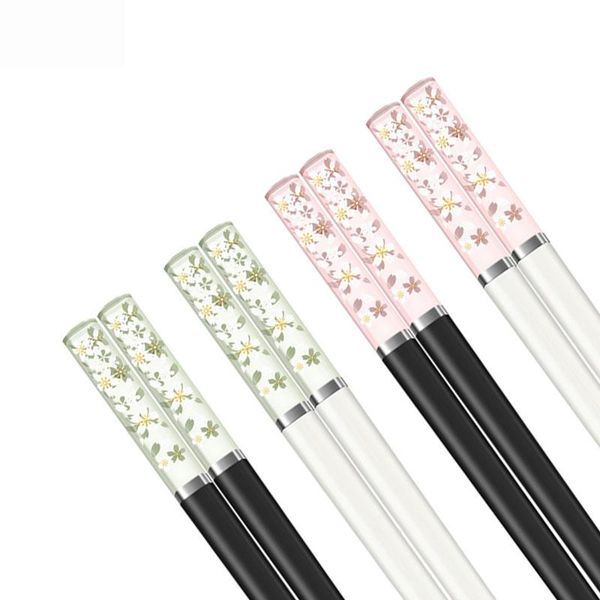 

chopsticks amber sakura japanese antibacterial non-slip high temperature resistant sushi stick korean kitchen supplies