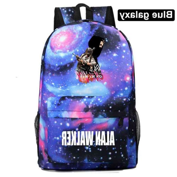 

popular band alan walker junior schoolbag men's and women's leisure backpack