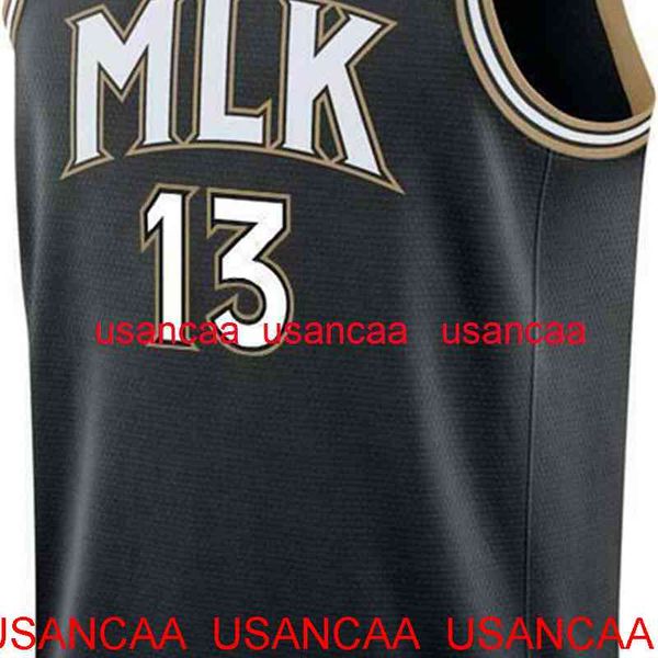 Ricamo personalizzato Bogdan Bogdanovic # 13 MLK 2020/21 Swingman Jersey Uomo Donna Bambini Maglia da basket XS-6XL