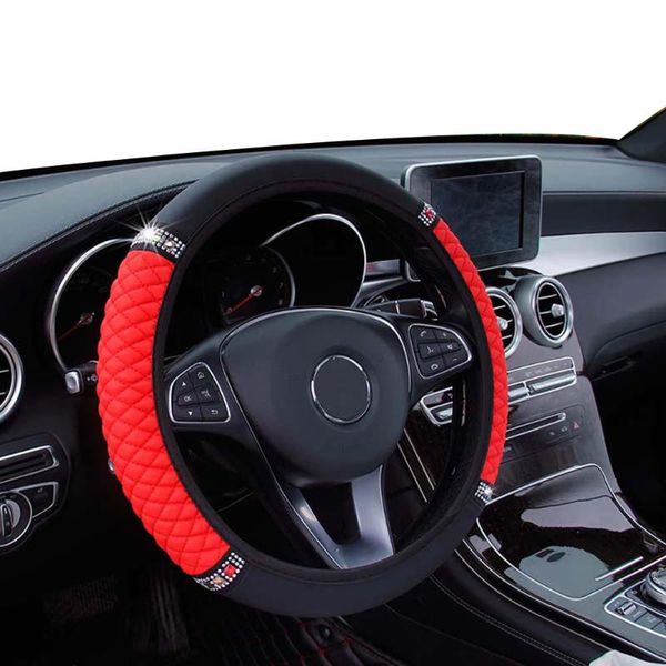 

steering wheel covers accessories cover 1 pcs diamond for 38-37cm