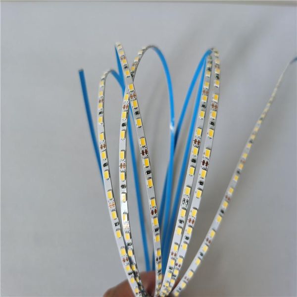 

strips 5m12v 2835 ultra-fine led strip 4mm 5mm slim sandpan rv retrofit soft light bar 120leds/m 4000k red green blue