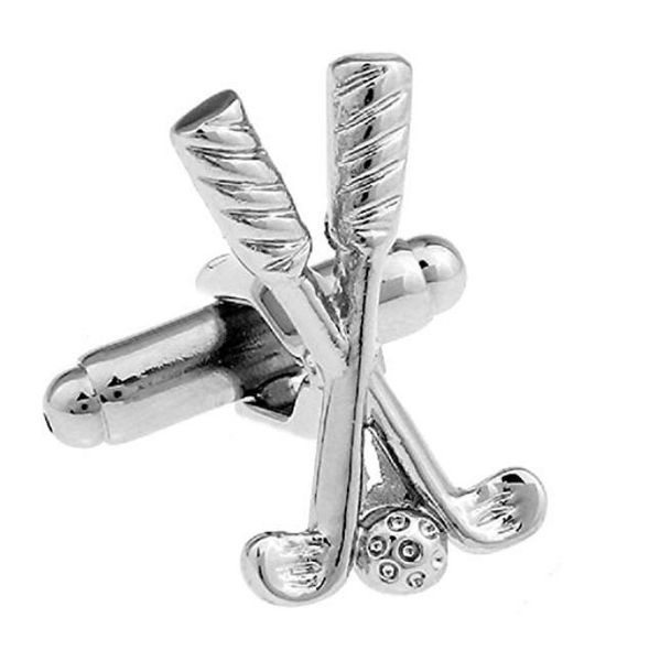 

golf training aids clubs ball pair cufflinks