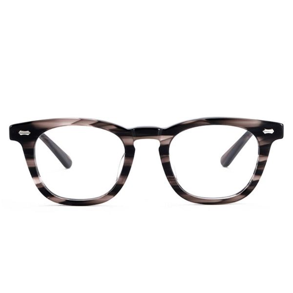 

fashion sunglasses frames 80131 acetate handmade retro glasses frame men women optical computer eyeglasses, Black