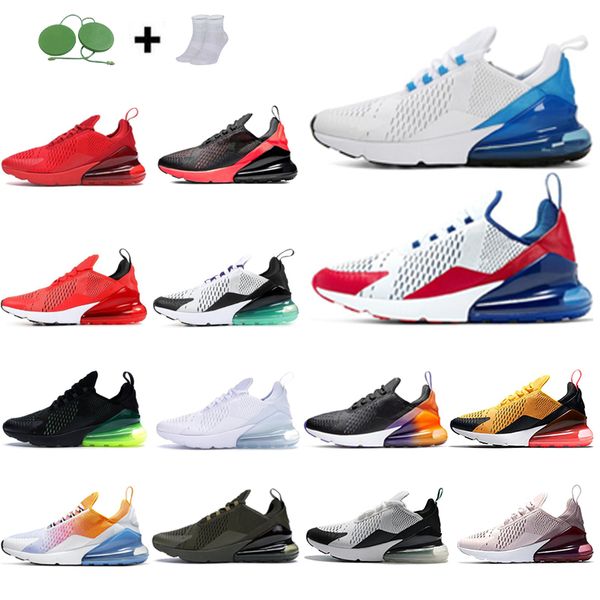 

running shoes 270 men women barely rose bred tiger white university red light bone navy sneakers mens outdoor walking trainers sport size 36