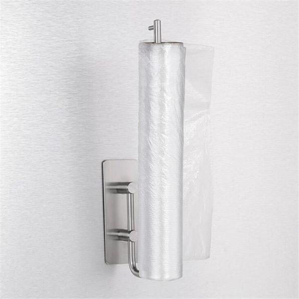 

towel racks kitchen cling film bathroom hanger wall mounted holder cabinet drawer hanging rack storage door