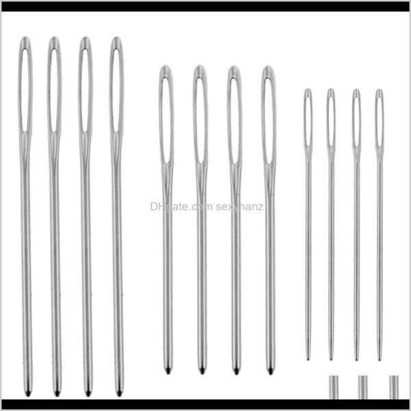 

notions tools apparel drop delivery 2021 121520 pcs wool hand sewing knittng needles large eye embroidery tapestry craft yii4f, Black