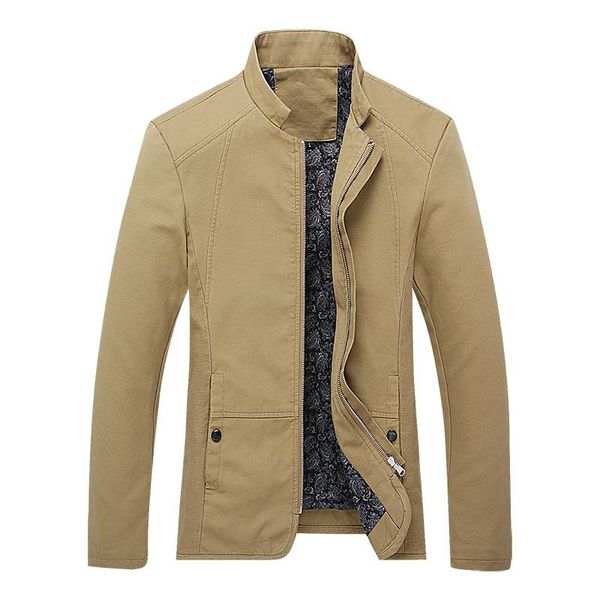 

men's jackets mrmt 2021 brand vertical collar youth cotton overcoat for male jacket outer wear clothing, Black;brown