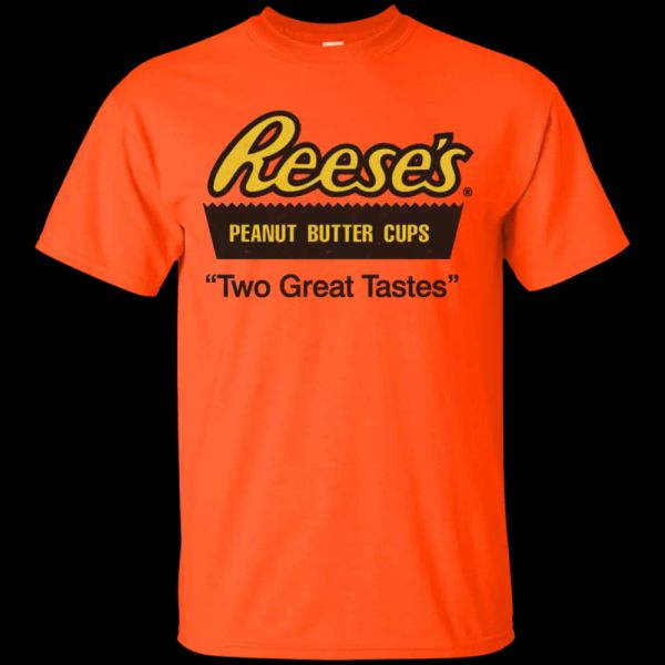 

Reese's, Retro, T-shirt, Candy, Pieces, Peanut Butter, Chocolate, T-shirt, White;black
