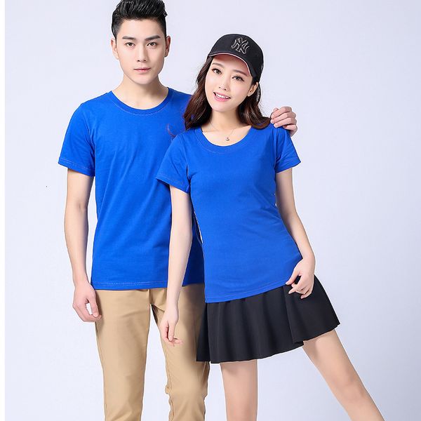 

men's t shirts summer solid cotton short sleeve t-shirt and women's fashion pattern parent-child team cloth, White;black