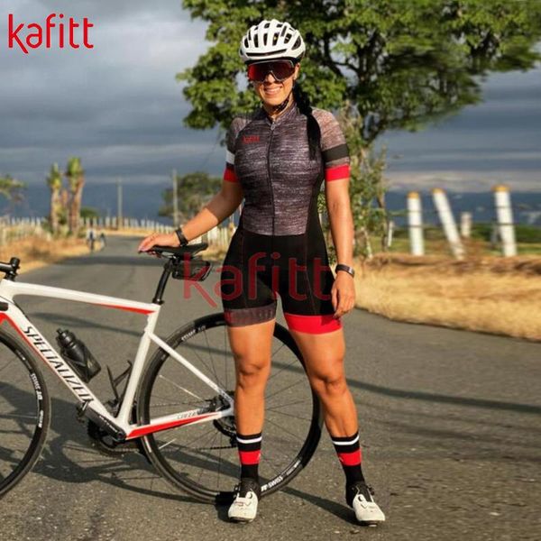 

kafeet summer cycling wear suit professional triathlon women's racing team uniform jumpsuit tight sets, Black;blue