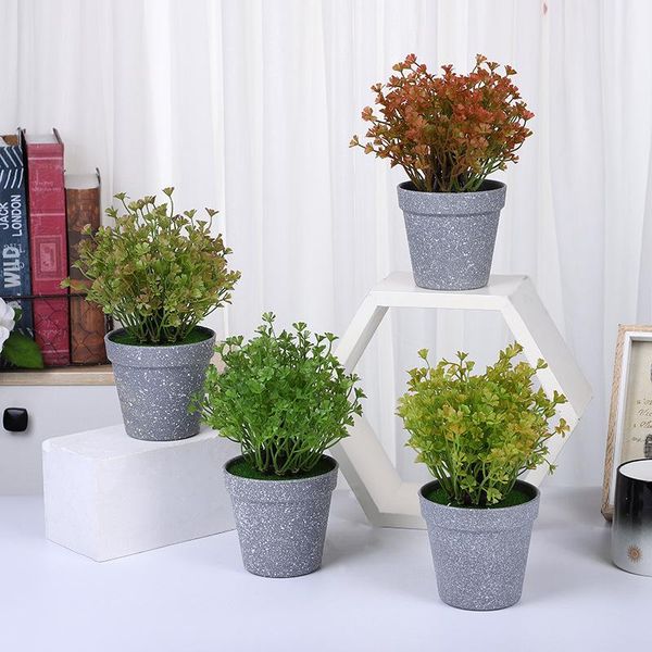 

creative simulated flower bonsai plant narcissus fake flowers living room coffee table plastic decoratio decorative & wreaths
