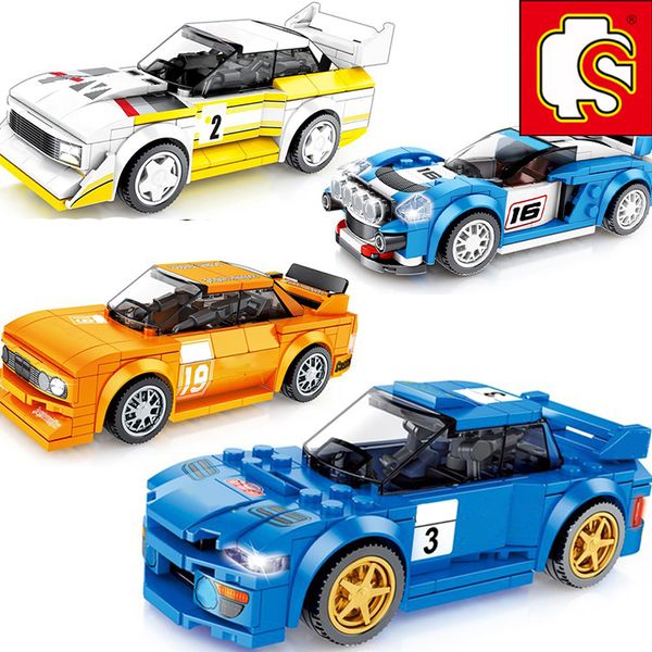 

F1 Speed Champions Super Race car city Great Vehicle Racing model Building bricks sports Kits sets Sembo Blocks