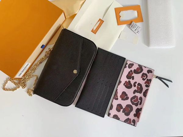 

luxurys designers bags handbag purses woman fashion clutch purse by the pool multi pochette felicie chain bag with box dustbag